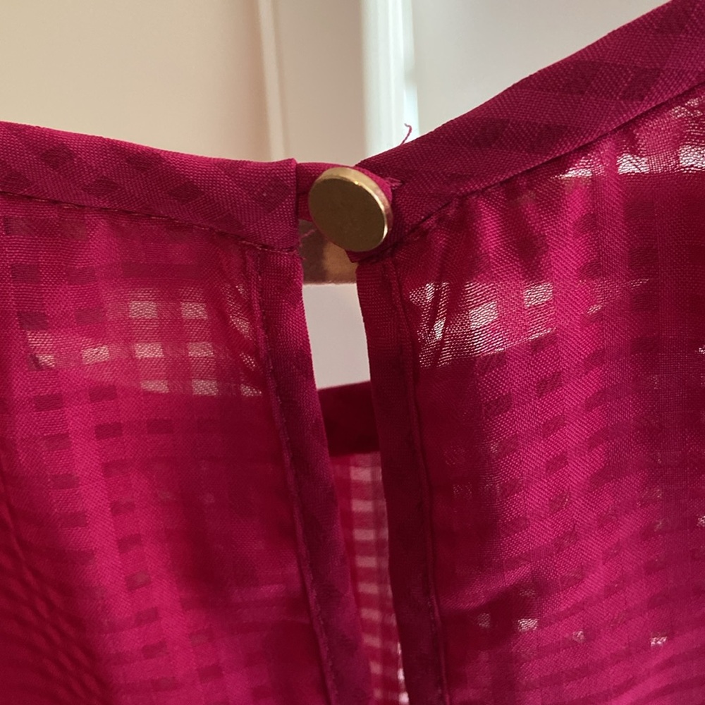 “a new day” EUC Semi sheer blouse - Picture 4 of 9